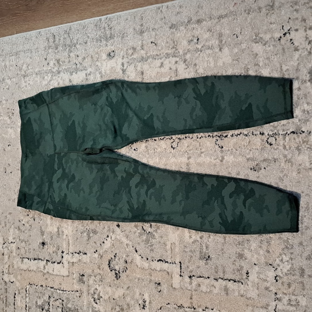 Green Camo Leggings